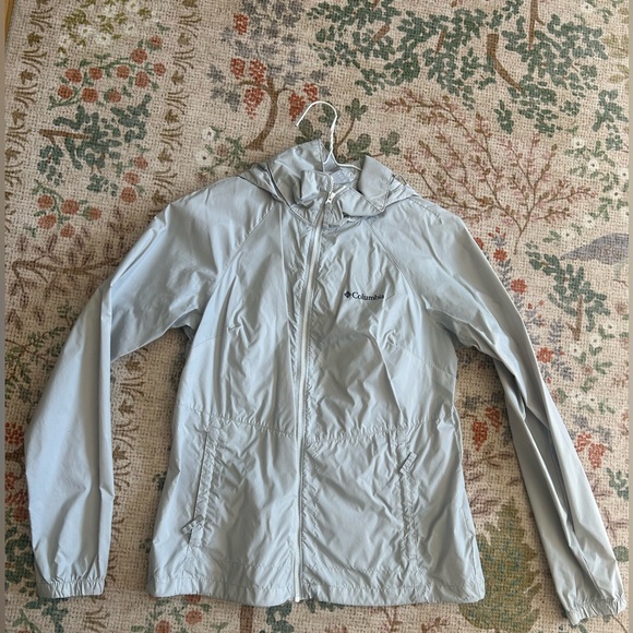 Columbia Jackets & Blazers - Columbia Silver Hooded Jacket